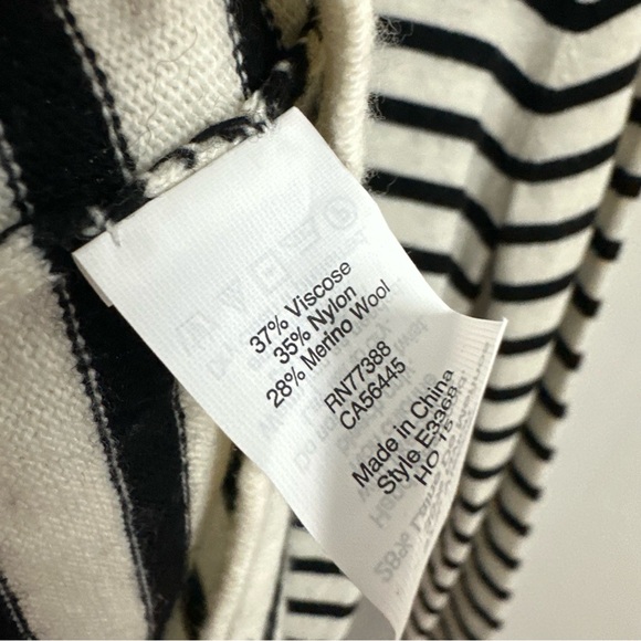 2/$20 J. Crew Striped Pullover Wool Blend Women's Size XL - Picture 5 of 8